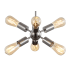 JONATHAN Y Lighting Jobs 6 Light 18" Wide LED Sputnik Chandelier Nickel