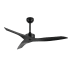 JONATHAN Y Lighting Aldrin 50" 3 Blade Indoor Smart Ceiling Fan Black