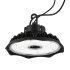 JONATHAN Y Lighting UFO High Bay 12" Wide LED Semi-Flush Ceiling Fixture Black