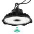 JONATHAN Y Lighting UFO High Bay 1 Light 12" Wide LED Commercial High Bay Black