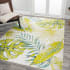 JONATHAN Y Lighting Luxor 7-3/4' x 10' Polypropylene Botanical Indoor Rectangular Area Rug Ivory / Green