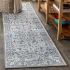 JONATHAN Y Lighting Modern Persian 2-1/4' x 8' Polypropylene Vintage Traditional Runner Light Gray / Multi