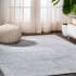 JONATHAN Y Lighting Modern Persian 5-1/4' x 7-1/2' Polypropylene Botanical, Traditional, and Vintage Indoor Area Rug Gray / Ivory