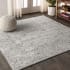 JONATHAN Y Lighting Modern Persian 5' x 5' Polypropylene Vintage Indoor Area Rug Gray
