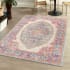 JONATHAN Y Lighting Modern Persian 4' x 6' Polyester Vintage Traditional Rectangle Area Rug Fuschia / Mustard / Indigo