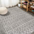 JONATHAN Y Lighting Moroccan Hype 10' x 13' Moroccan & Tribal and Trellis Indoor Rectangular Area Rug Gray / Ivory