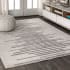 JONATHAN Y Lighting Moroccan HYPE 4' x 6' Polypropylene Moroccan & Tribal Indoor Area Rug Cream / Gray
