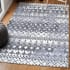 JONATHAN Y Lighting Moroccan Hype 3' x 5' Polypropylene Moroccan & Tribal and Trellis Indoor Area Rug Ivory / Black