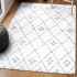 JONATHAN Y Lighting Moroccan Hype 3' x 5' Polypropylene Moroccan & Tribal and Trellis Indoor Area Rug Ivory / Light Gray