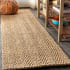 JONATHAN Y Lighting Natural Fiber 2-1/4' x 12' Jute Solid Indoor Runner Natural