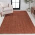 JONATHAN Y Lighting Natural Fiber 4' x 6' Jute Solid Indoor Area Rug Terracotta