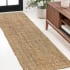 JONATHAN Y Lighting Natural Fiber 2-1/4' x 8' Natural Fibers Hand Woven Solid Indoor Runner Natural