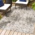 JONATHAN Y Lighting South Beach 5' x 8' Polypropylene Abstract and Vintage Indoor/Outdoor Area Rug Cream / Beige / Dark Gray