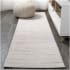 JONATHAN Y Lighting Supersoft 2' x 10' Polypropylene Solid Indoor Runner Ivory
