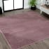 JONATHAN Y Lighting Supersoft 5-1/4' x 5-1/4' Polypropylene Solid Indoor Square Area Rug Light Purple