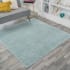 JONATHAN Y Lighting Supersoft 9' x 9' Polypropylene Solid Indoor Square Area Rug Light Blue
