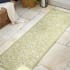 JONATHAN Y Lighting 2' x 10' Polypropylene Bohemian Indoor/Outdoor Rectangular Area Rug Green / Cream