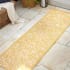 JONATHAN Y Lighting 2' x 10' Polypropylene Bohemian Indoor/Outdoor Rectangular Area Rug Yellow / Cream