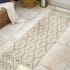 JONATHAN Y Lighting Santa Monica 2-1/4' x 10' Polypropylene Moroccan & Tribal Indoor/Outdoor Runner Beige / Green