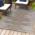 JONATHAN Y Lighting Santa Monica 7-3/4' x 10' Polypropylene Geometric, Moroccan & Tribal, and Striped Indoor/Outdoor Area Rug Beige / Brown