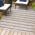 JONATHAN Y Lighting Santa Monica 7-3/4' x 10' Polypropylene Geometric, Moroccan & Tribal, and Striped Indoor/Outdoor Area Rug Beige / Brown