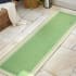 JONATHAN Y Lighting Santa Monica 2' x 8' Polypropylene Border Indoor/Outdoor Runner Green / Cream