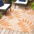 JONATHAN Y Lighting 8' x 10' Polypropylene Botanical Indoor/Outdoor Rectangular Area Rug Cream / Orange