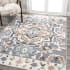 JONATHAN Y Lighting Santa Theresa 4' x 6' Shag Polypropylene Geometric Indoor Rectangular Area Rug Multi