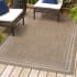JONATHAN Y Lighting Tuscan Sun 7-3/4' x 10' Polypropylene Solid Indoor/Outdoor Area Rug Beige / Cream