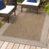 JONATHAN Y Lighting Tuscan Sun 5-1/4' x 7-1/2' Polypropylene Solid Indoor/Outdoor Area Rug Beige / Cream