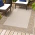 JONATHAN Y Lighting Tuscan Sun 7-3/4' x 10' Polypropylene Geometric and Solid Indoor/Outdoor Area Rug Cream / Beige