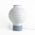 JONATHAN Y Lighting Chinese Lantern 15" Tall LED Novelty Table Lamp White / Blue