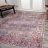 JONATHAN Y Lighting Washable 4' x 6' Chenille Vintage Indoor Area Rug Brown / Gray