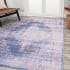 JONATHAN Y Lighting Washable 7-3/4' x 10' Chenille Vintage Indoor Area Rug Blue