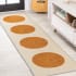 JONATHAN Y Lighting Washable 2' x 8' Polypropylene Geometric Indoor Runner Cream / Rust