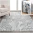 JONATHAN Y Lighting Washable 5-1/4' x 7-1/2' Polyester Abstract Indoor Rectangular Area Rug Cream / Dark Gray