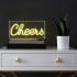 JONATHAN Y Lighting Cheers 6" Tall LED Accent Specialty Lamp Yellow