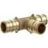 Jones Stephens 1" Brass PEX Tee Brass