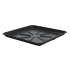 Jones Stephens 28" x 30" Washing Machine Pan with Side Mount Drain, Black Black