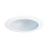 Juno Lighting 4" Trim 4" Shower Trim with Frosted Glass Lens Frosted / White