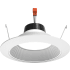 Juno Lighting Contractor Select 6RLD 6" Integrated LED Baffle Recessed Trim - 3000K - 700 Lumens White