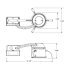 Juno Lighting-IC1RLED G4 06LM 120 FRPC-Line Drawing