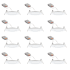 Juno Lighting Pack of (12) 4" Switchable White LED Canless Recessed Light White