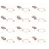 Juno Lighting Pack of (12) 6" Wide Switchable White Wafer Canless Recessed Light White