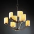 Dark Bronze with Amber Shades finish with (-30) Oval shade option