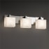 Justice Design Group Clouds 27" Modular 3 Light LED Bath Bar Brushed Nickel