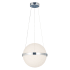 Justice Design Group Centric 15" Wide LED Suspension Pendant - Bulb Included Polished Chrome