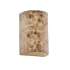 Justice Design Group 9-1/4" Tall Integrated 3000K LED Wall Sconce with Shaved Alabaster Rocks Resin Shade N/A