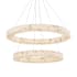 Justice Design Group Medley 42" Wide Ring Chandelier Brushed Brass