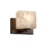Justice Design Group Alabaster Rocks! 6" Tall Bathroom Sconce Dark Bronze